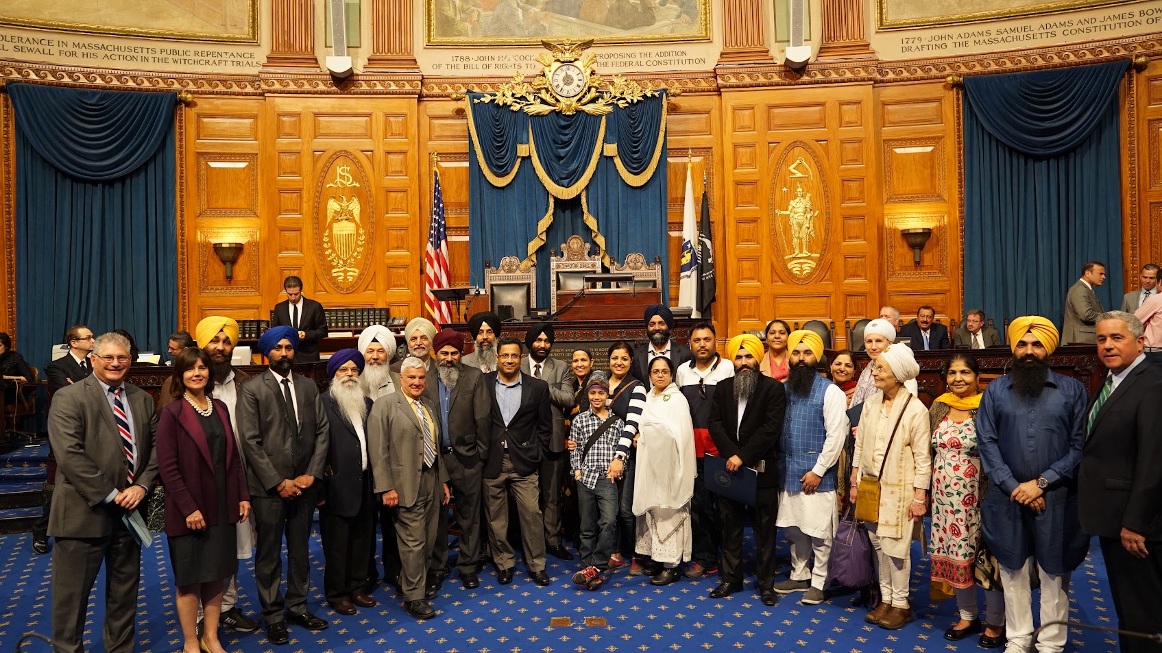 Sikhs at Massachusetts State House